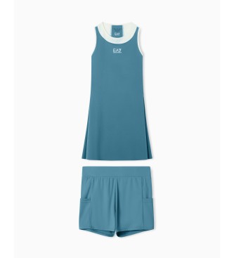 EA7 Tennis Pro Kleid grün