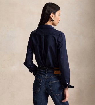 Polo Ralph Lauren Navy Classic Fit cotton twill shirt