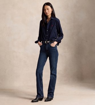 Polo Ralph Lauren Navy Classic Fit cotton twill shirt