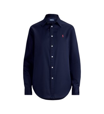 Polo Ralph Lauren Navy Classic Fit cotton twill shirt