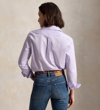 Polo Ralph Lauren Lilac Classic Fit cotton twill shirt