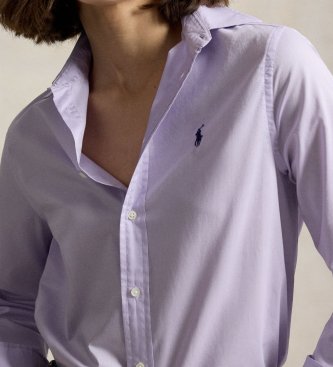 Polo Ralph Lauren Lilac Classic Fit cotton twill shirt