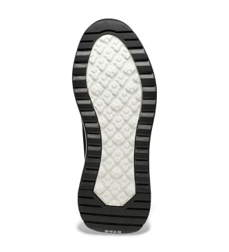 Helly Hansen Sneaker in pelle Beckett nero e bianco rotto