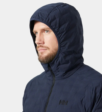Helly Hansen Izolirna jakna s kapuco HP Hybrid Stretch, temno modra