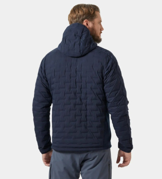 Helly Hansen Izolirna jakna s kapuco HP Hybrid Stretch, temno modra