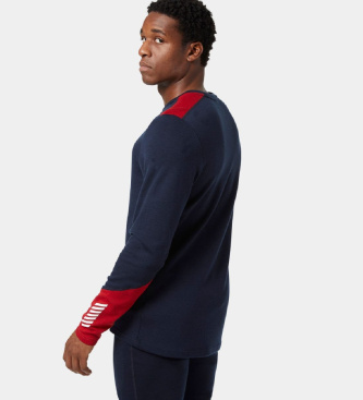 Helly Hansen Navy Lifa Merino Midweight T-shirt