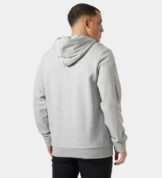 Helly Hansen Pulover s kapuco Logo siv