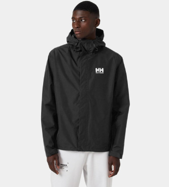 Helly Hansen Črn dežni plašč Seven