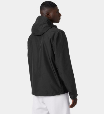 Helly Hansen Črn dežni plašč Seven