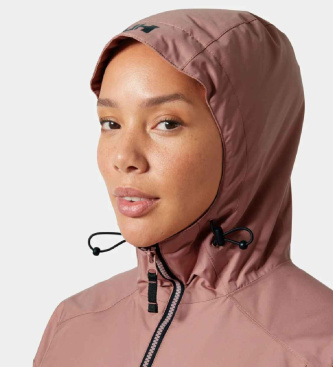 Helly Hansen Lyserød Belfast lang vinterjakke