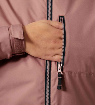 Helly Hansen Lyserød Belfast lang vinterjakke