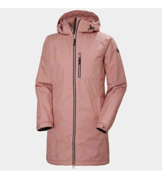 Helly Hansen Lyserød Belfast lang vinterjakke