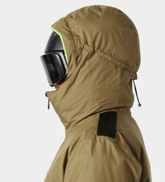 Helly Hansen Giacca da sci Kvitfjell Race Puffy marrone
