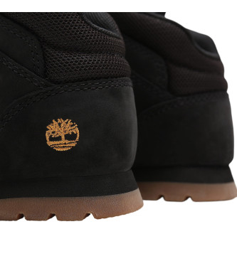 Timberland Knöchelhohe Schnürstiefel aus Leder Euro Sprint schwarz und gelb
