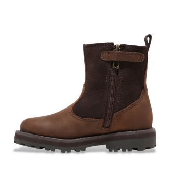 Timberland Stivali in pelle Courma Mid Warm marroni