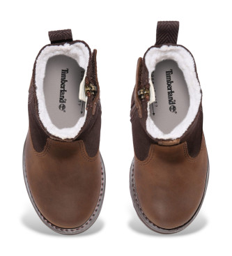 Timberland Stivali in pelle Courma Mid Warm marroni