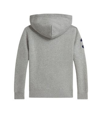 Polo Ralph Lauren Sweat à capuche en molleton avec Big Pony gris