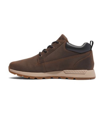 Timberland Chaussures en cuir à tige basse avec lacets Killington Trekker marron