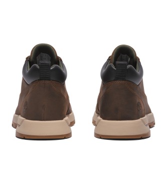 Timberland Chaussures en cuir à tige basse avec lacets Killington Trekker marron