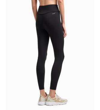 EA7 Legginsy Dynamic Athlete w kolorze czarnym