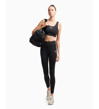 EA7 Legginsy Dynamic Athlete w kolorze czarnym
