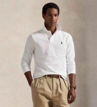 Polo Ralph Lauren Piqué poloshirt Custom Slim Fit wit