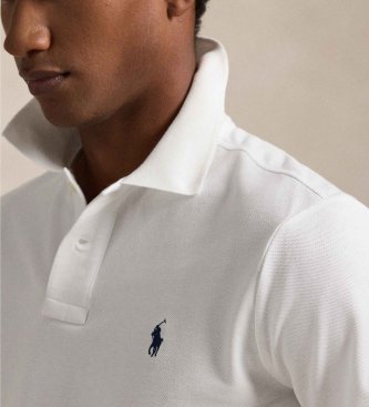 Polo Ralph Lauren Piqué poloshirt Custom Slim Fit wit