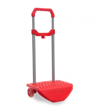 Movom Šolski voziček Movom rdeče barve -56x29x23cm-. 