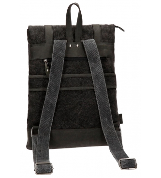 Pepe Jeans Pepe Jeans Horse casual backpack -40x30x6cm- Black