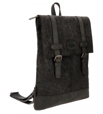 Pepe Jeans Pepe Jeans Horse casual backpack -40x30x6cm- Black