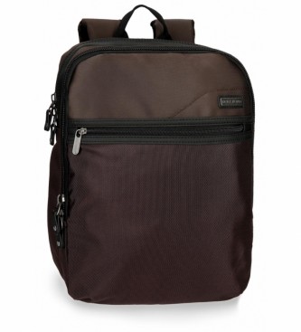 Roll Road Laptop Backpack 13.3 inches Roll Road Stock Brown -27x36x12cm-