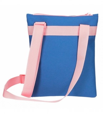 Roll Road Rose blue shoulder bag
