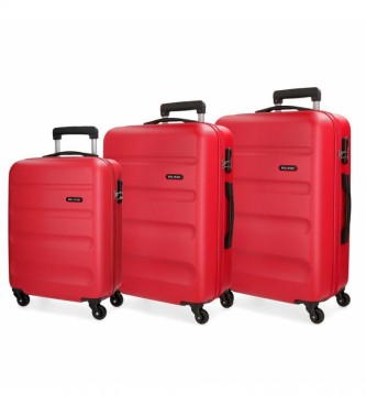 Roll Road 55-64-75 cm Flex Red Flex hard case set