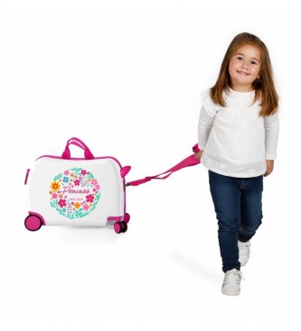 Roll Road Little Me Princess kuffert med 2 hjul, der kan bruges i flere retninger