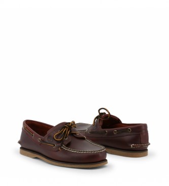 Timberland CLASSICBOAT marron Mocassins en cuir