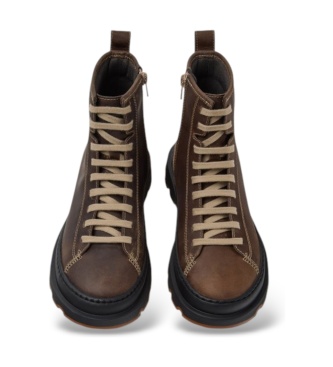 Camper Støvletter i læder Brutus+ beige