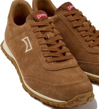 Camper Sapatilhas de pele Drift Walk castanho