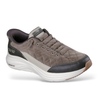 Skechers Slip-Ins: Contour Foam - Cozy Fit Cordelux marrone verdastro