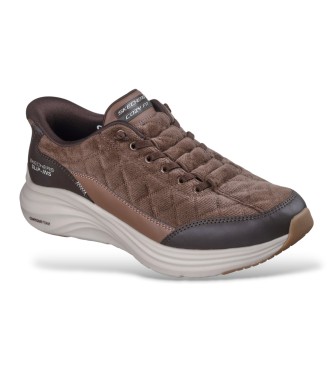 Skechers Sneakers Slip-Ins: Contour Foam - Cozy Fit Cordelux marrone scuro