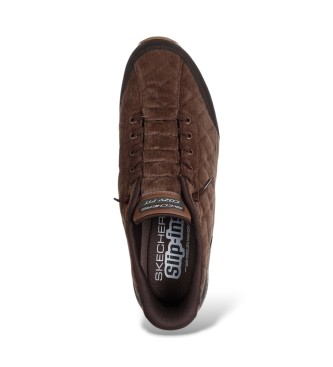 Skechers Sneakers Slip-Ins: Contour Foam - Cozy Fit Cordelux marrone scuro