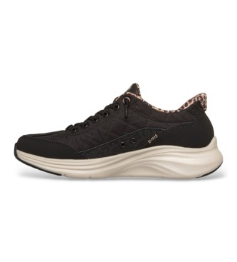 Skechers Slip-Ins Sneaker: Contour Foam - Cozy Fit Leopard Dream schwarz