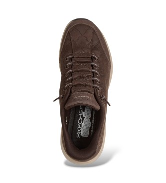 Skechers Slip-Ins Sneaker: Contour Foam - Cozy Fit Natural Ease braun