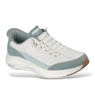 Skechers Slip-Ins Sneaker: Contour Foam - Cozy Fit weiß, grün