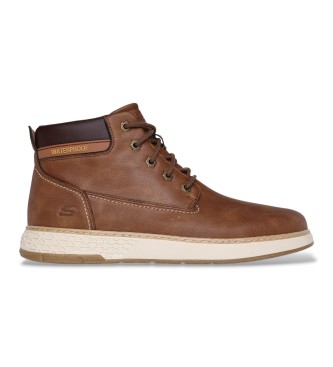 Skechers Waterproof kängor Relaxed Fit: Garlan - Deno brun
