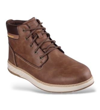 Skechers Waterproof kängor Relaxed Fit: Garlan - Deno brun