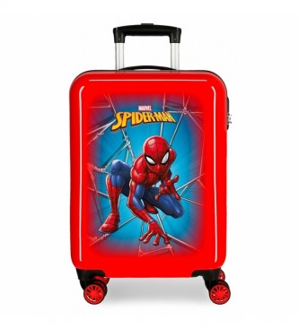 Joumma Bags Walizka kabinowa Spiderman czarna sztywna -38x55x20cm