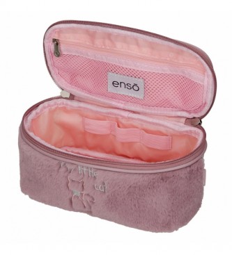 Enso Enso My little cat purple toiletry bag -22x10x10cm- Lila