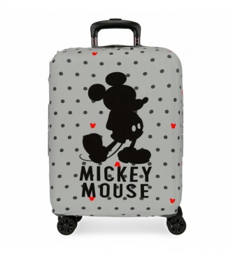 Joumma Bags Funda para maleta de cabina Mickey gris -38x50x20cm-