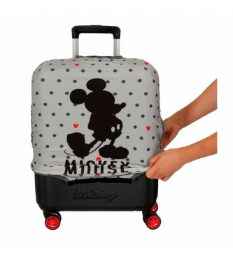 Joumma Bags Cover for Mickey grey cabin case -38x50x20cm