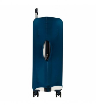 Disney Funda para maleta de cabina Mickey azul -38x50x20cm-